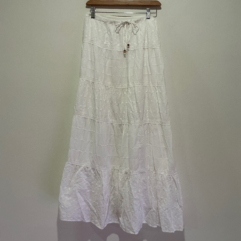 Cotton Bohemian Style Full length Maxi Skirt